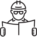 architect with helmet