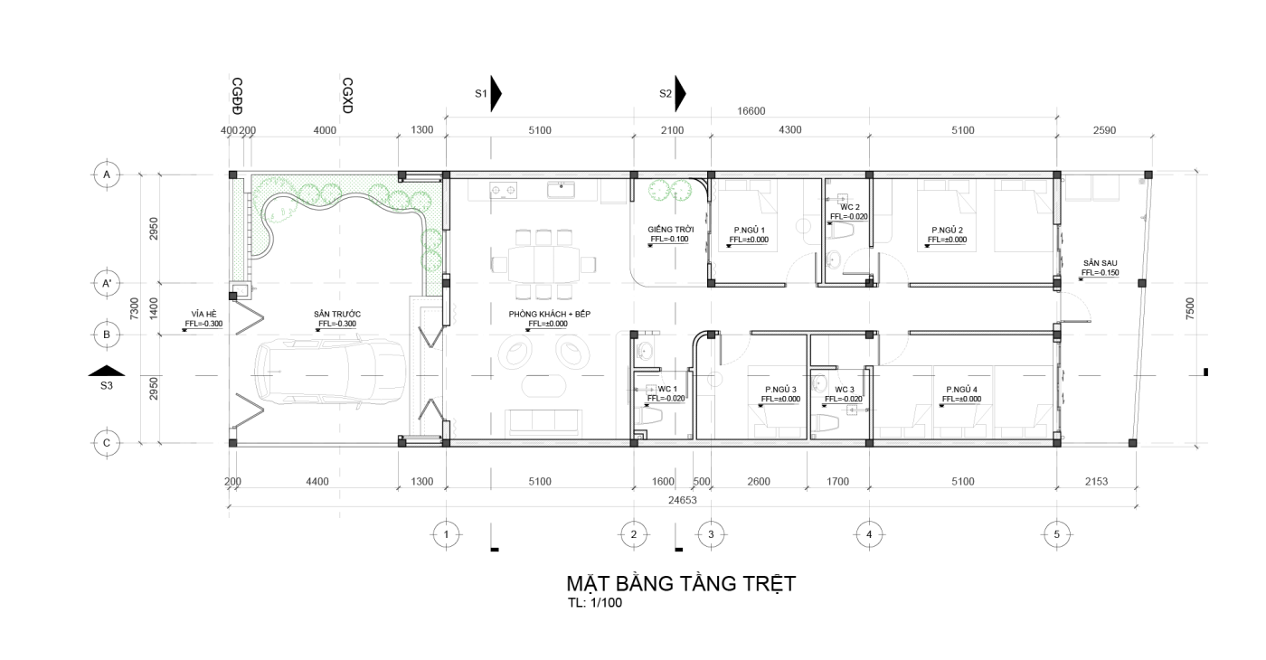 Mat bang tret cLe2